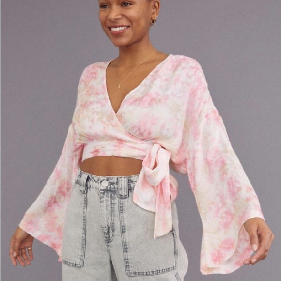Brand New Urban Outfitters Cassandra Wrap Top